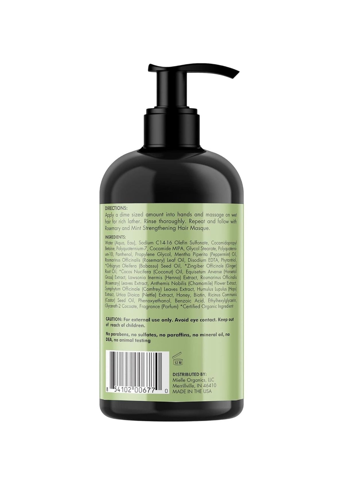 Mielle Rosemary Mint Shampoo 355ml/340g