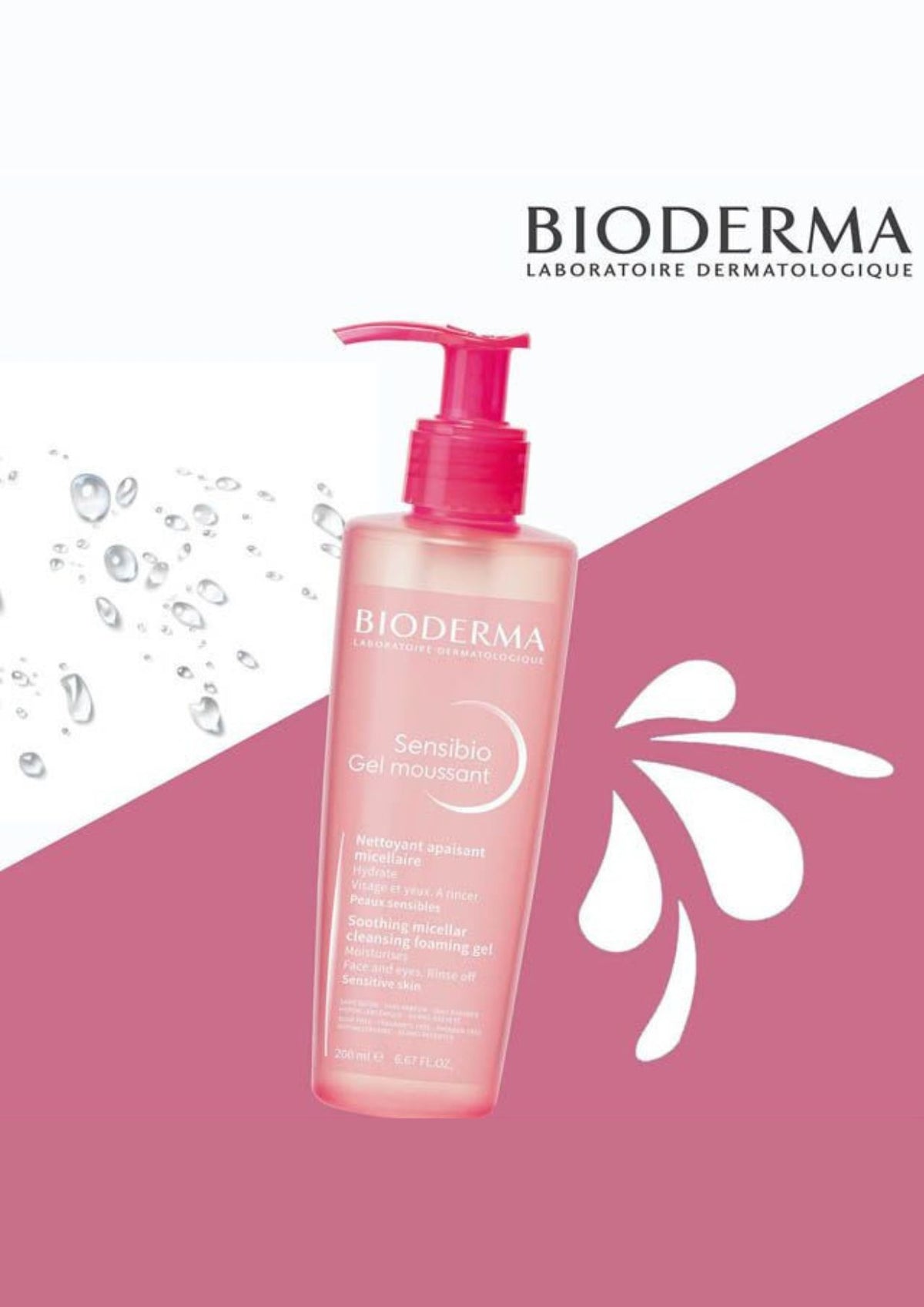 Bio Derma Sensibio Gel Moussant 500ml