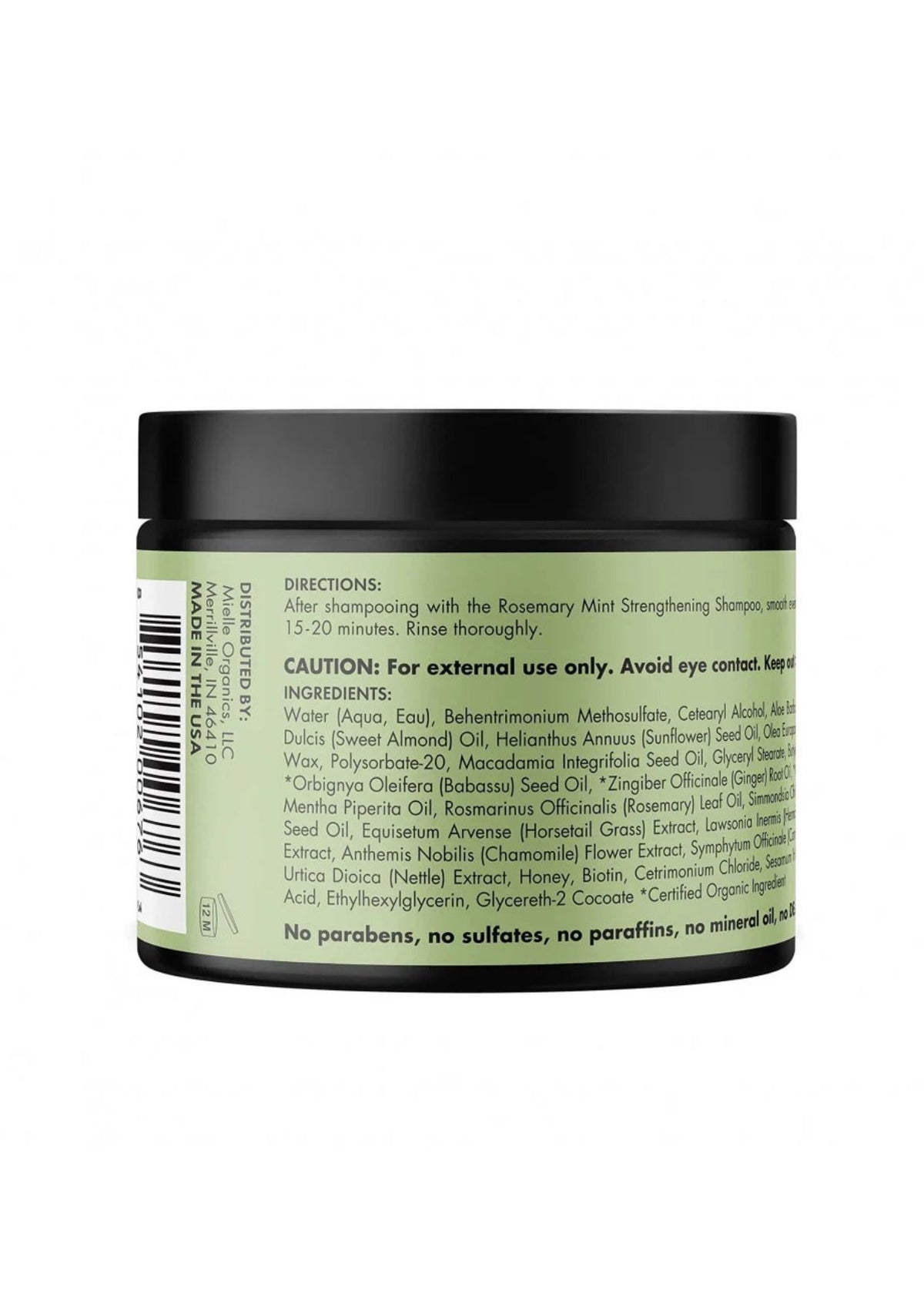 Mielle Rosemary Mint Strengthening Hair Masque 340g