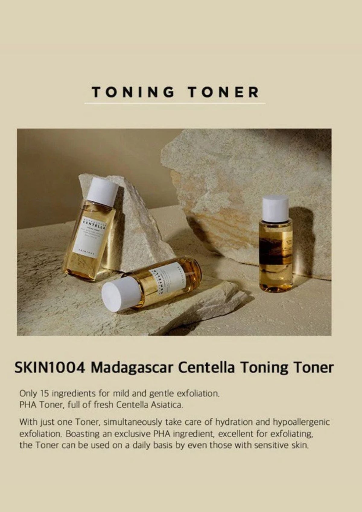 Madagascar Centella Centell Toning Toner 210ml