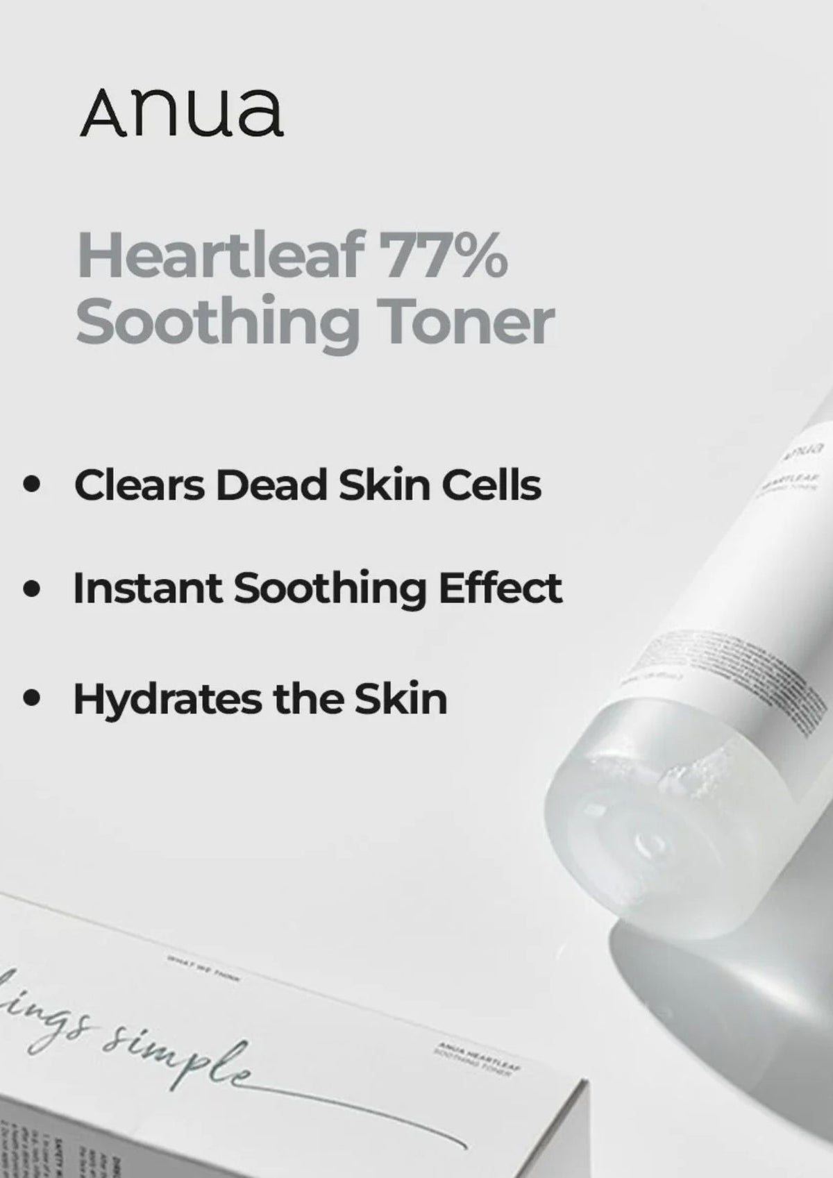 Anua Heartleaf 77% Soothing Toner 250ml