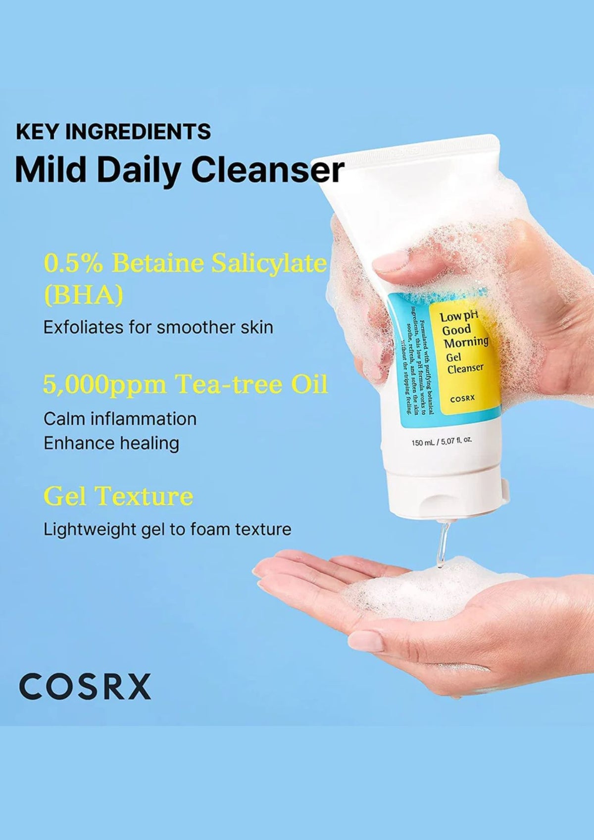 Cosrx Low Ph Good Morning Gel Cleanser 150ml