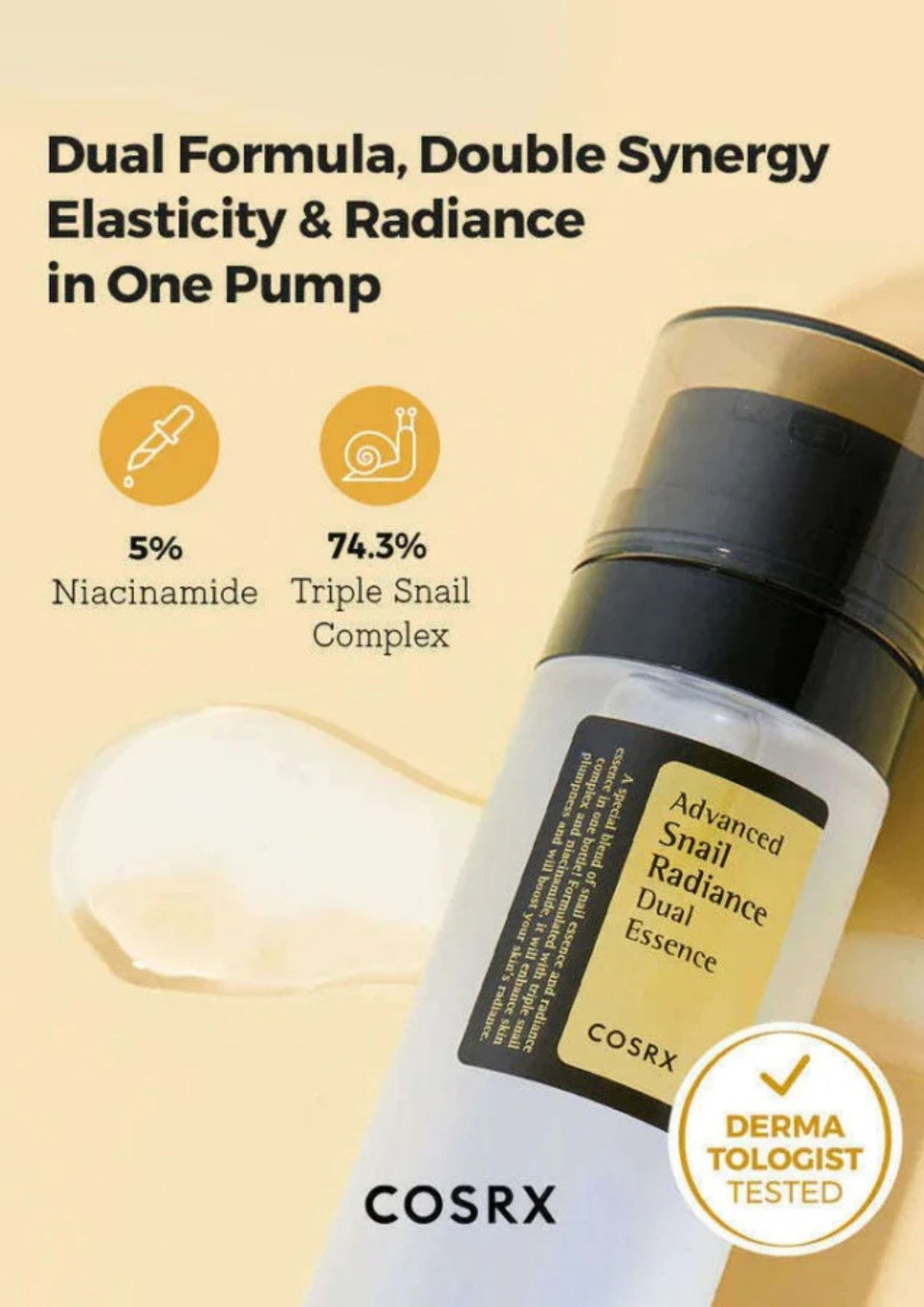 Cosrx Advanced Snail Radiance Dual Essence 80ml