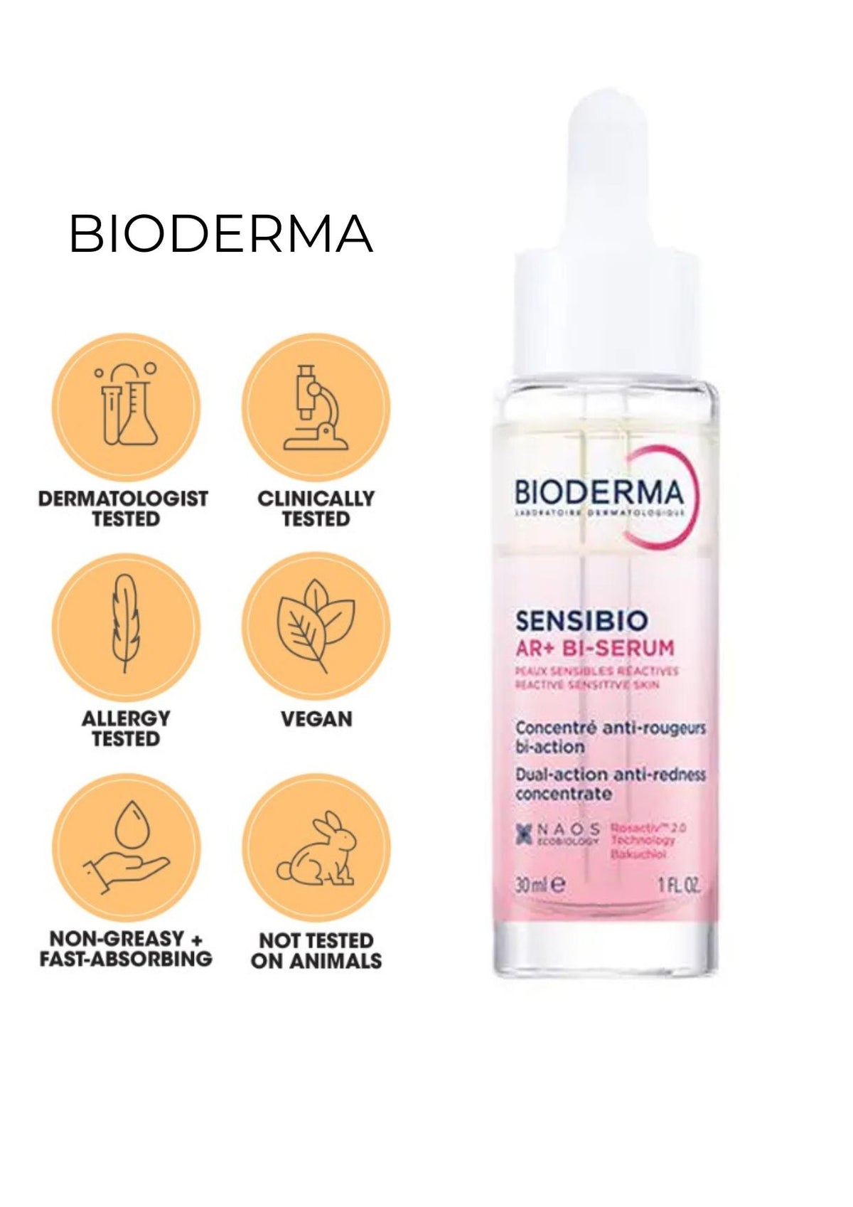 Bio Derma Sensibio AR+ Bi-Serum 50ml