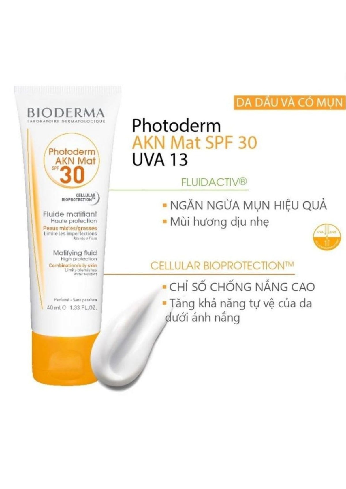 Bio Derma Aknmat SPF30 40ml