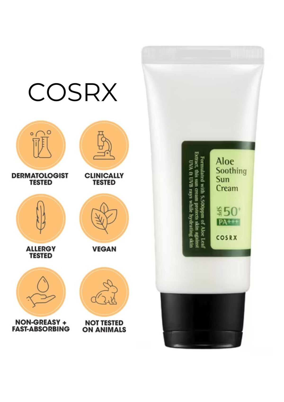 Cosrx Aloe Soothing Sun Cream 50ml