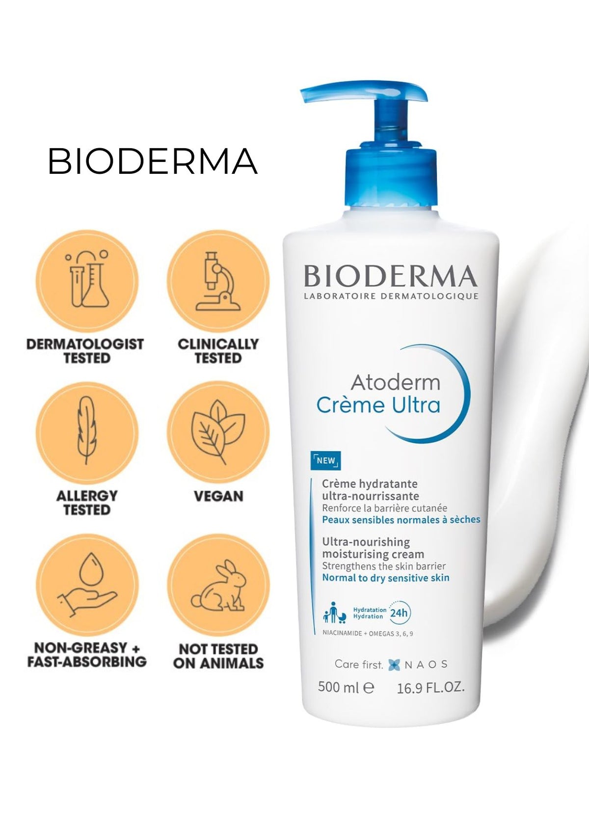 Bio Derma Atoderm Ultra Creme 500ml