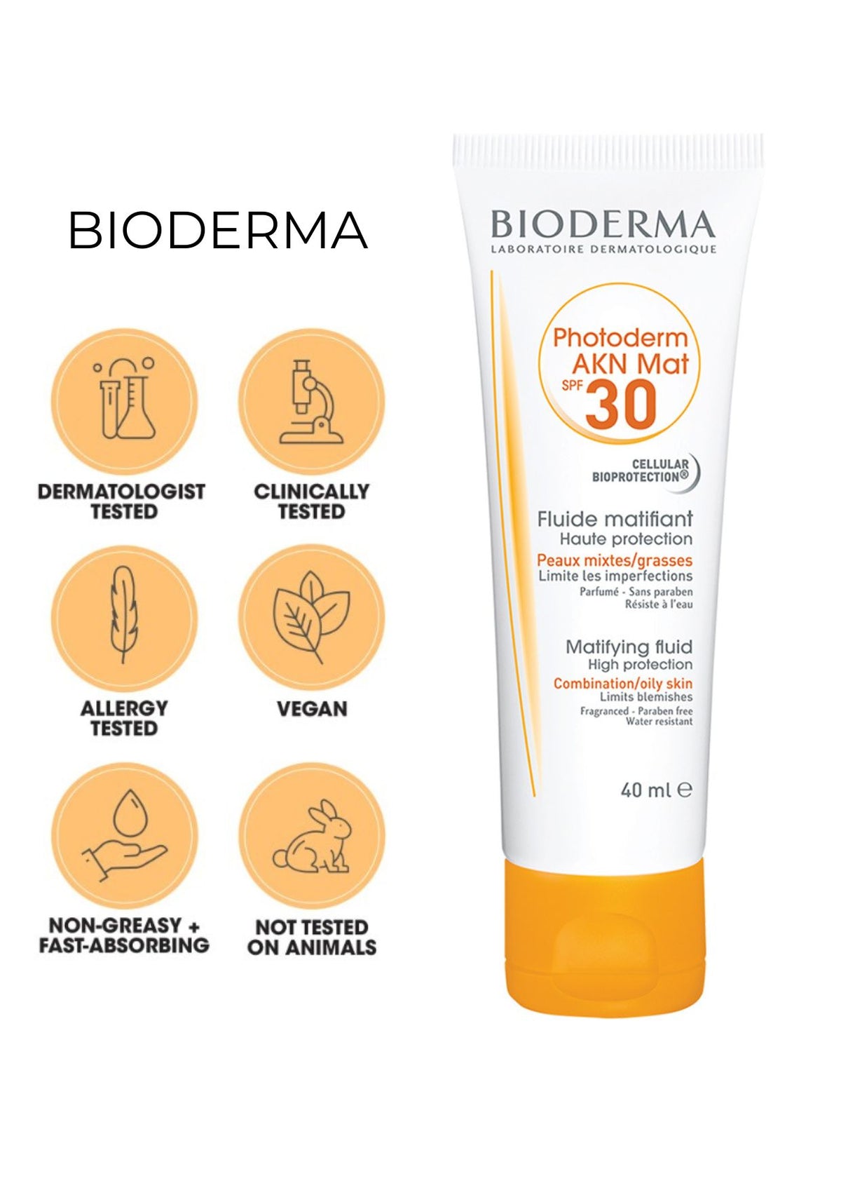 Bio Derma Aknmat SPF30 40ml