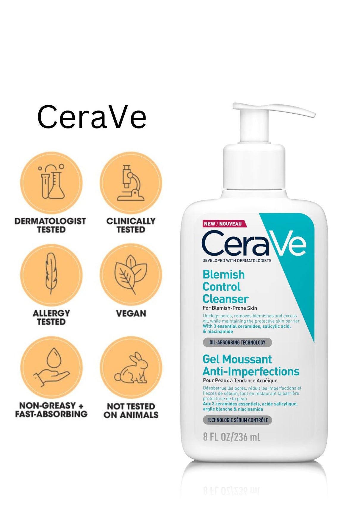 CeraVe Blemish Control Cleanser 236ml