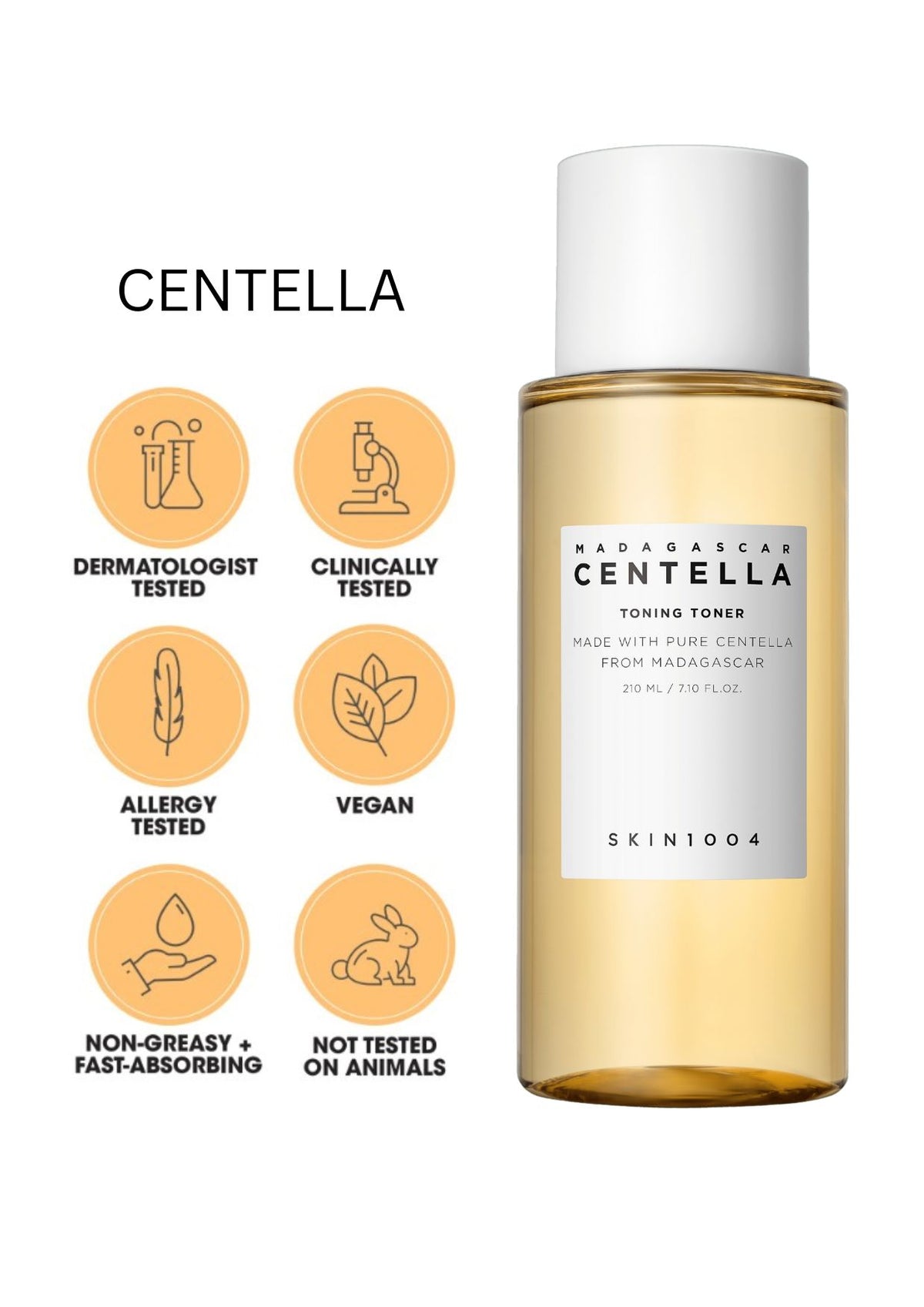 Madagascar Centella Centell Toning Toner 210ml